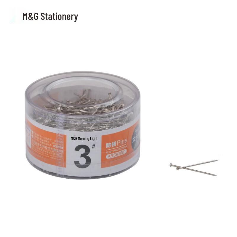M&G Nickel-Plated Pushpins