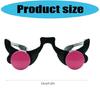 Halloween Leuchtbrille Rote Leuchtbrille Sensenmann Cosplay Kostüm Leuchtende Brille Brillen für Halloween Party