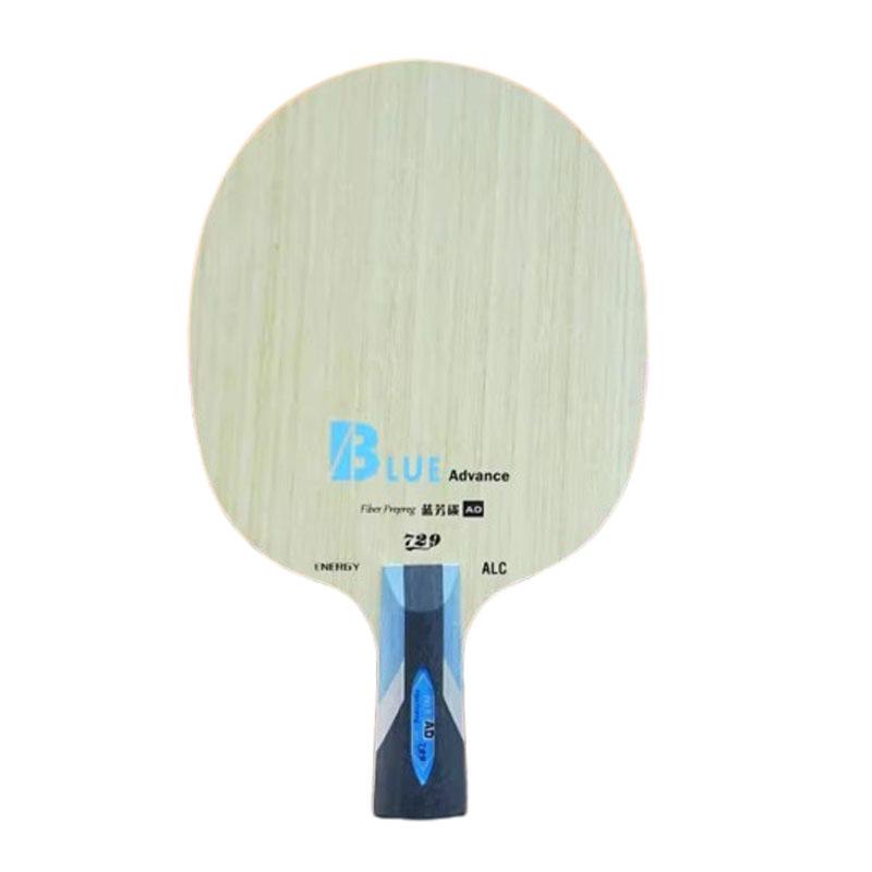 Nytt 729 Professionellt Bordtennisblad 5 Trä 2 AD Arylate Carbon Ping Pong Racket Blå ALC Fast Attack