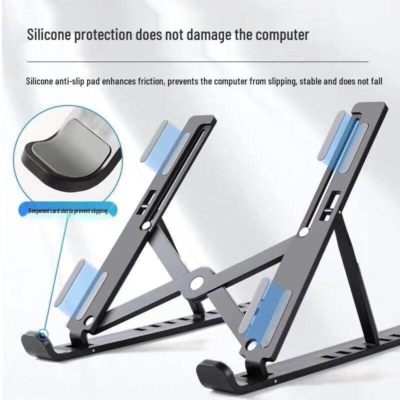 Portable Foldable Height-Adjustable Laptop Stand