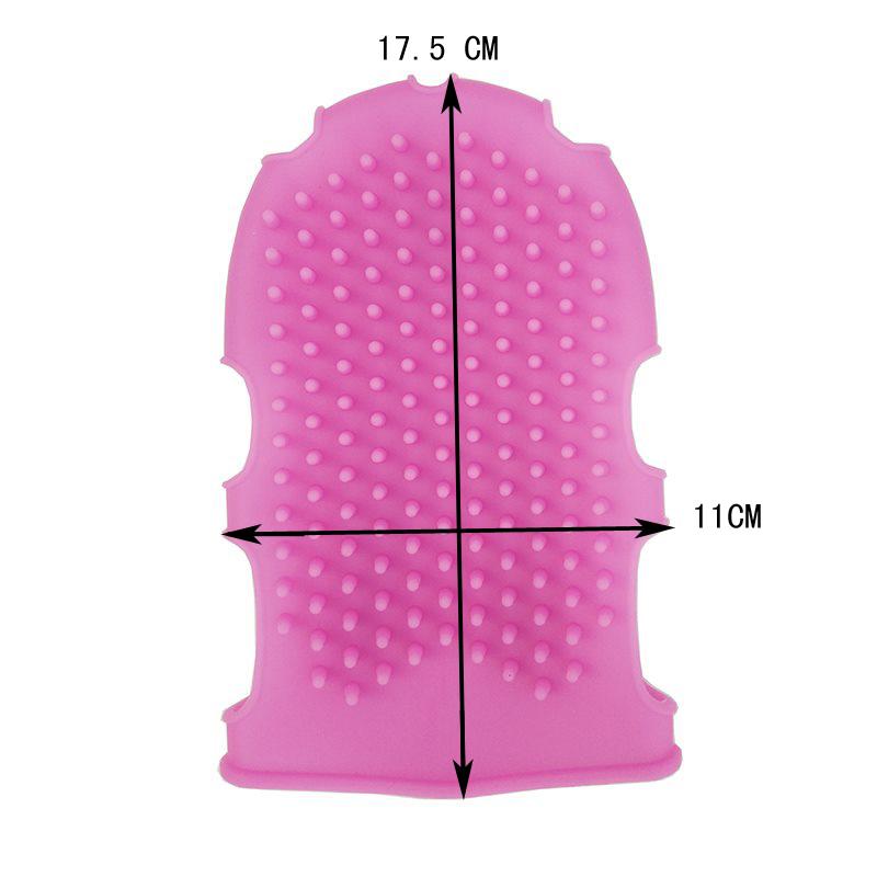 Silicone Skin Massage Bath Brush for Body Scrub Bathing Shower Gloves Towel Massager Bathroom Tool Clean Stress Relax Health