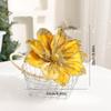 1 Piece of Fabric Flower Sparkling Tree Decoration Christmas Flowers Holiday Sparkling Frosted 22/15cm