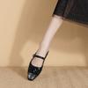 Fashionable Glitter Single Shoes, Comfortable To Wear Outside, Half-tie Mule Single Shoes, Princess Shoes