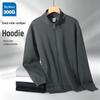 Unisex American Heavyweight Stand Collar Hoodie Jacket: Trendy Autumn/Winter Loose Fit