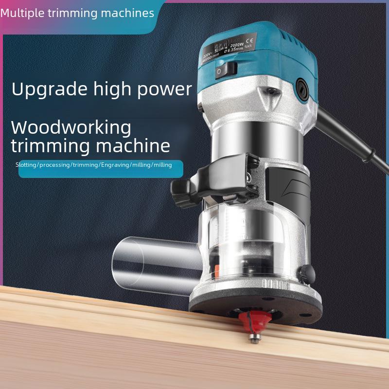 "Cross-Border Soft Start Wood Engraving and Slotting Machine with Full Copper Electric Motor"