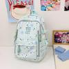 Cute Star-Print Nylon Backpack – Stylish & Lightweight School Bag for Girls, Teens, and Women