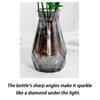 1 Pcs Creative Transparent Plastic Flower Vase Hydroponic Vase Living Room Desktop Decoration Wedding Centerpiece Arrangement
