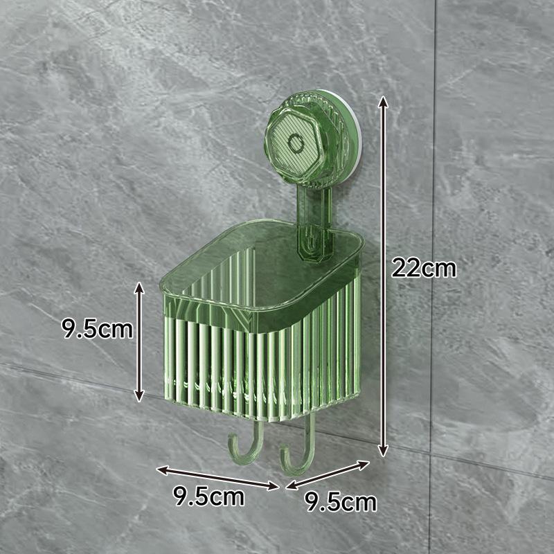 Punch-Free Suction Cup Wall Rack for Bathroom - Cosmetics & Washstand Organizer