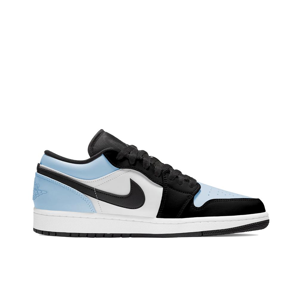 Jordan Air Jordan 1 University Blue Low Top Vintage Basketball Shoes Men's Blue 553558-081(Team1640-)