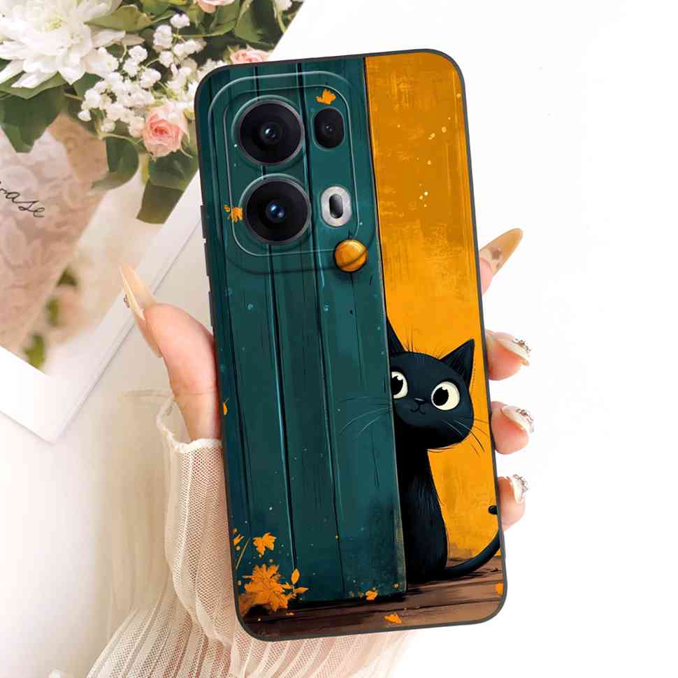 Petty Girl Hülle Für Oppo Reno13 Pro Hülle CPH2697 PKK110 Silikon Weiche Schutzhülle Für Oppo Reno13 Reno 13 Pro 5G Hüllen Tasche