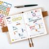 Hobonichi Techo TSUKI no Set Planer Zubehör IRO/Aufkleber (Zeitplan)