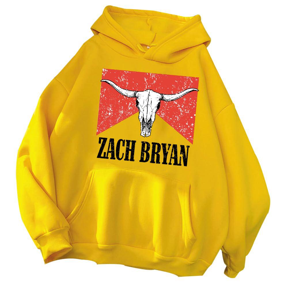 Zach Bryan Merch Print Loog Sleeve Men Women Coat Hoodie