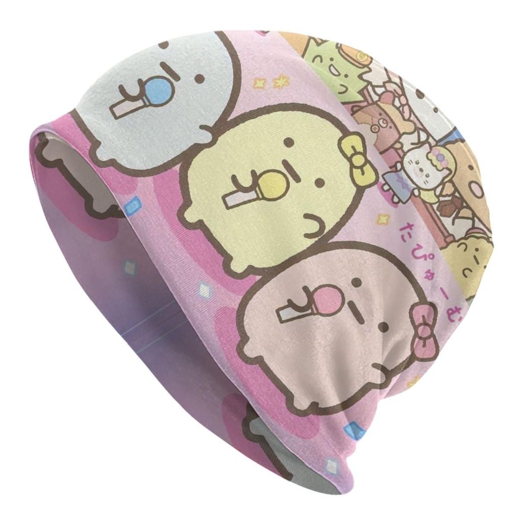 Unisex Winter Warm Bonnet Homme Knitting Hats Fashion Sumikko Gurashi Japanese Cartoon Beanie Cap Anime Game Beanies Caps For