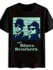 [Blues Brothers T-krekls] Blues mūzikas grafisks T-krekls | Vīriešu The Blues Brothers īss