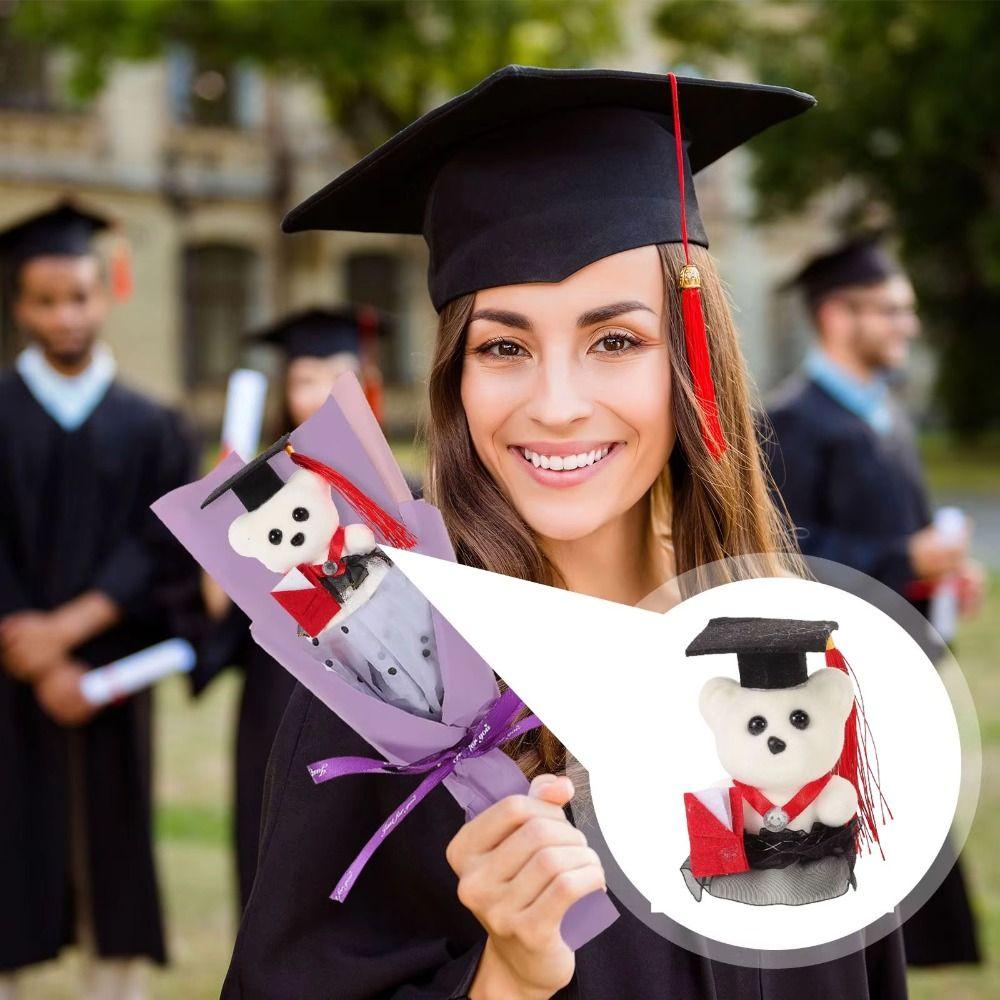 

10 pcs/set Graduation Ceremony Graduation Bear Doll Bouquet School Graduate Gifts 10pcs/set
