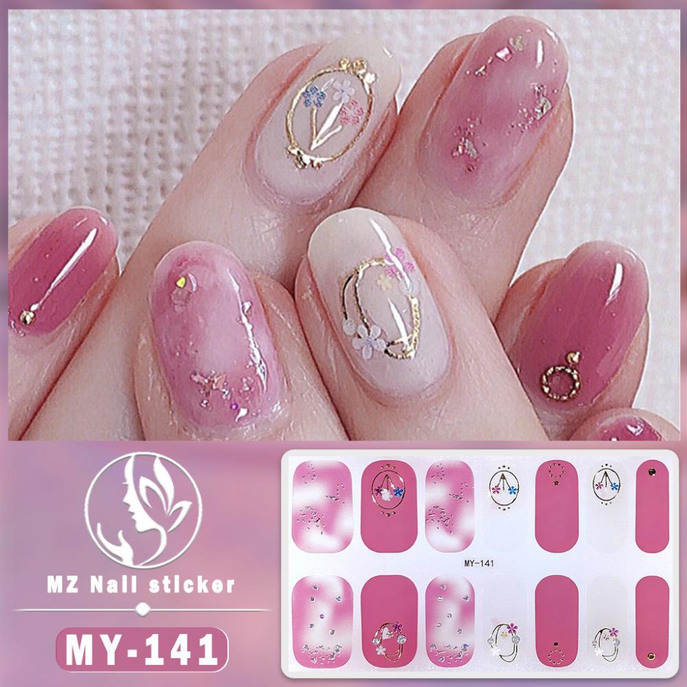 

2025 Новий тривимірний водостійкий гель-лак для нігтів у вигляді плівки, повна наклейка, весняно-літня плівка для нігтів, папір для нігтів