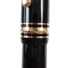 Very Good MONTBLANC fountain pen Meisterstckle Grand white star Black gold 14K mens Used