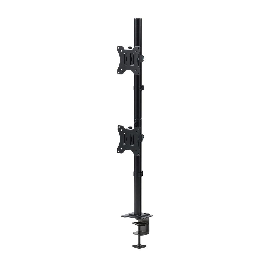 Sanwa Supply Dual Monitor Arm (Top and Bottom, Dual Screens) CR-LAC211BK