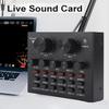 Studio Record V8 Sound Card Audio Mixer External Sound Card Convenient Mic Sound Card  PC Computer