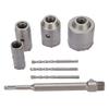 5 Stück Beton Lochsägen Set 30mm 40mm 50mm 65mm Schaft Wand Zement Mauerwerk Stein Ziegel Bohrer Sets
