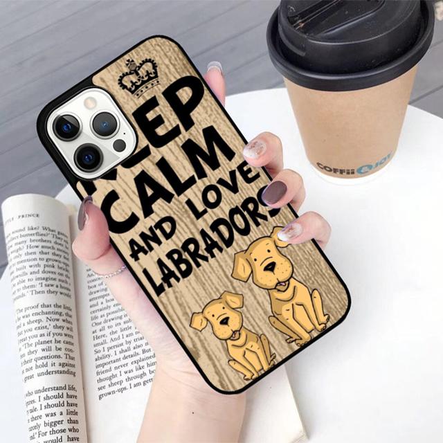 Cute Labrador Puppy Dog Phone Case Cover For iPhone 17 Air 16 15 14 Plus Apple 16 11 12 13 Pro Max Coque