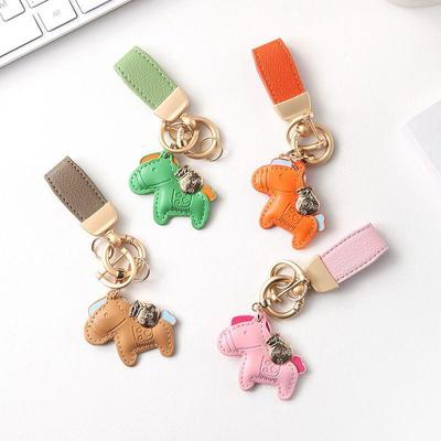 Have Money Soon Leather Keychain Pendant: Stylish and Unique Accessory for Men and Women, Ideal for Bags and Car Keys.