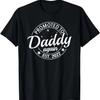 Mens Promoted To Daddy Again 2022 Soon To Be Pregnancy Matching T-Shirt