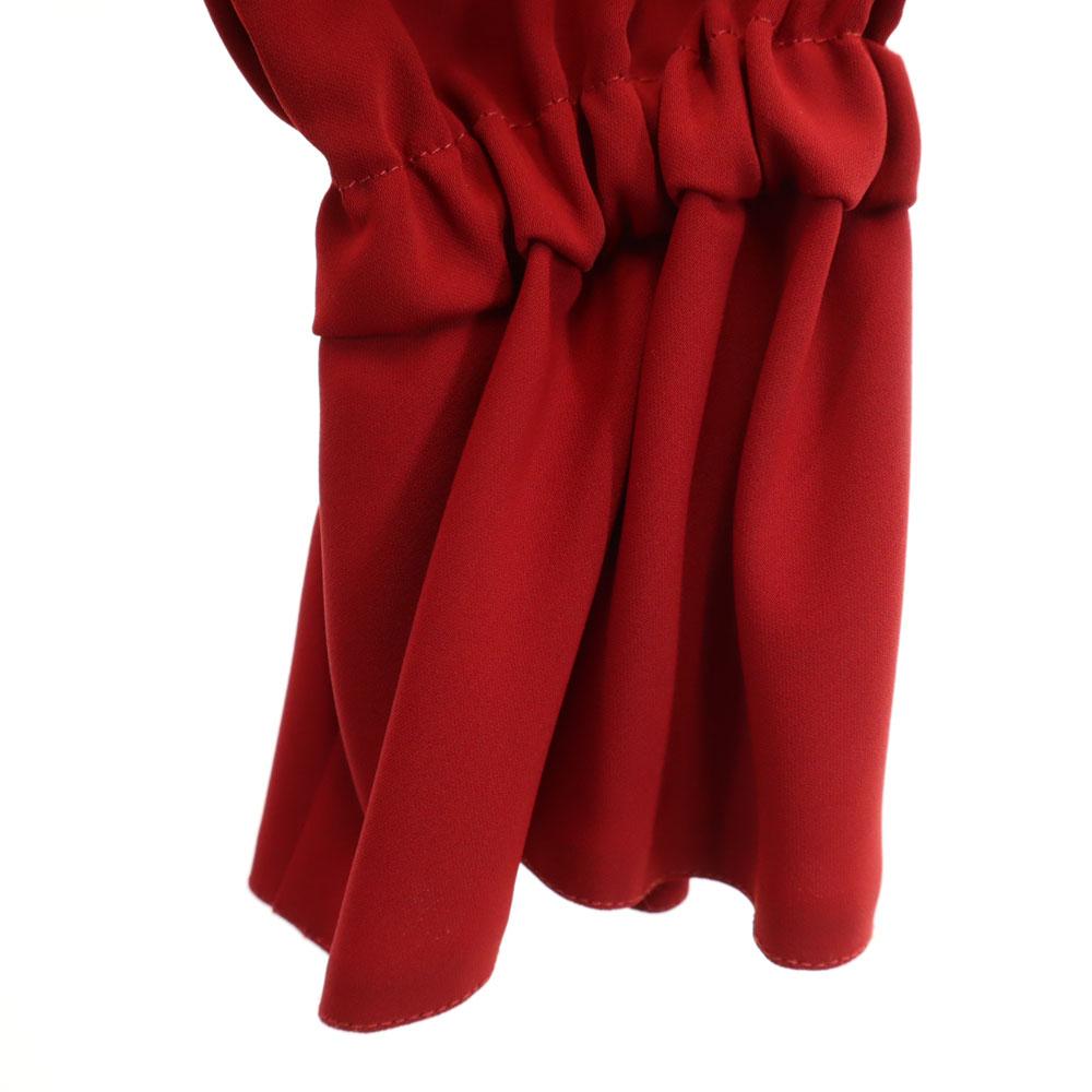 MM6 Maison Margiela Made In Italy Long Sleeve One Piece 40 Red Women Used