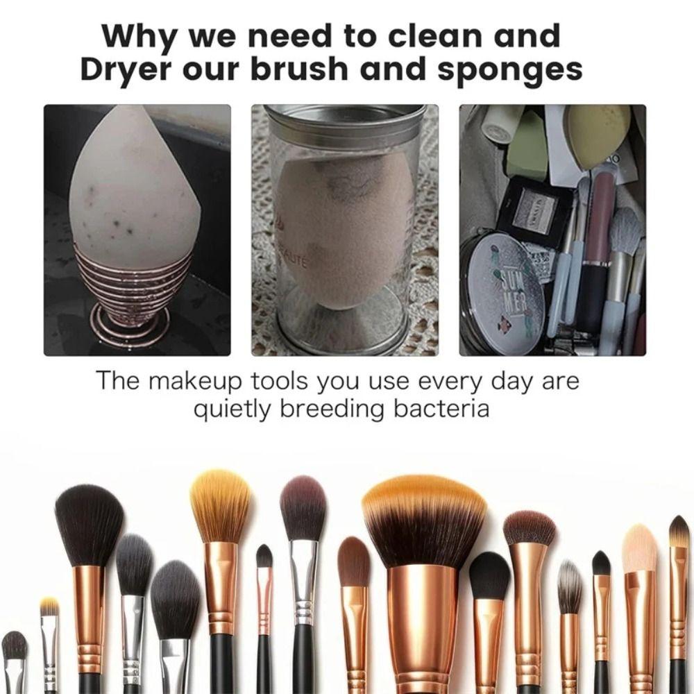 Cleaner Electric Cosmetic Brush Drying Machine Automatic Automatic Brush Cleaner  Women