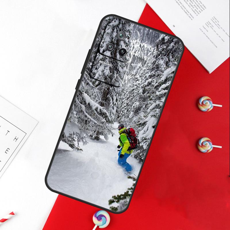 Cool Sports Snowboarding Cover For Xiaomi 13T 11T 12T 14T Pro 13 14 15 Ultra POCO X7 Pro X3 X5 X6 F5 F6 M6 Pro Case