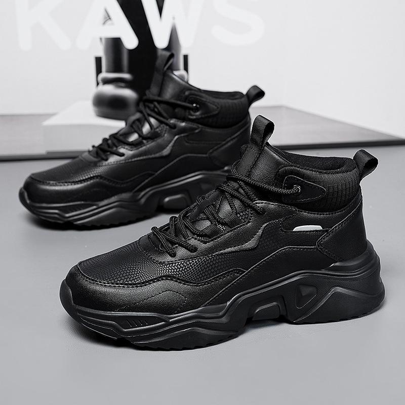 Large Size Men'S Casual Shoes, Warm And Light Sports Shoes In Winter, Fashionable And Versatile Thick-Soled Trendy Running Shoes, Spot Batch