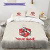 Custom Name 1.FC Köln Pattern Bedding Quilt Set  Home Decoration  Gift (1 * duvet cover + 2 * pillowcase  without core)