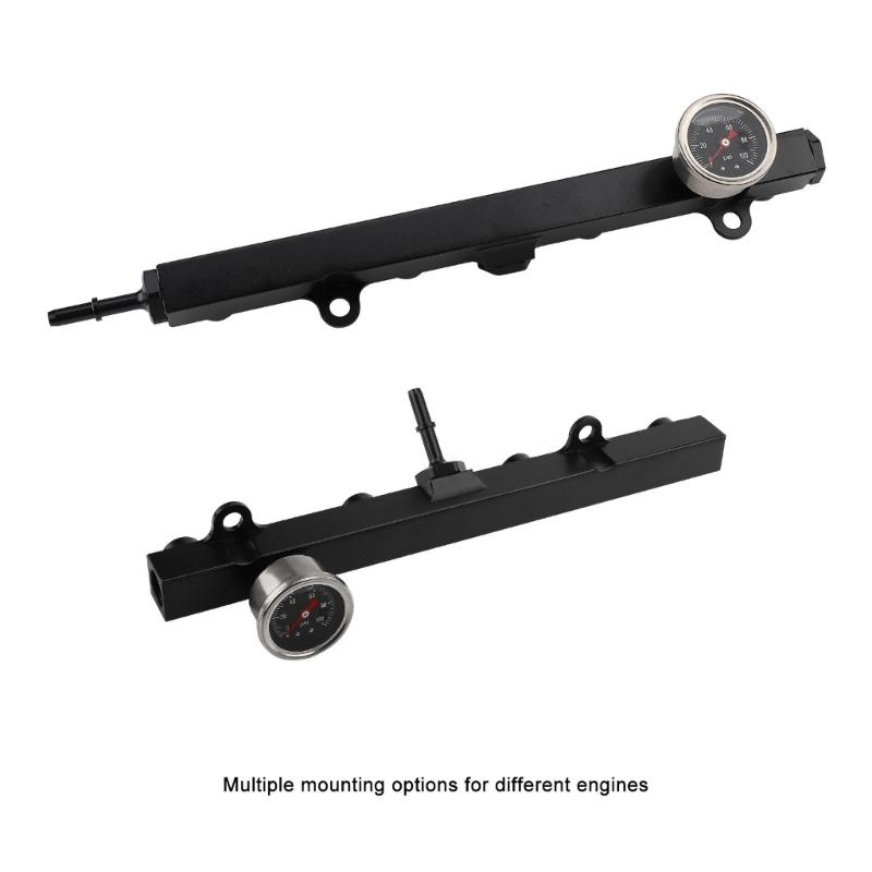 Fuel Rail Set Aluminum Fuel Rail Set Power Output for Track for K20 K24 RSX