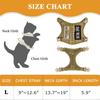 Tactical Cat Chest Harness Vest Style Traction Rope Anti Slip Adjustable Disassembly Outdoor Traction Rope for Cat and Small Dog