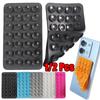 1/2Pcs New Mobile Phone Suction Cup Adhesive Pad Dual Side Silicone Backed Sucker Pad Storage Car Mounted Bracket Wall Stand