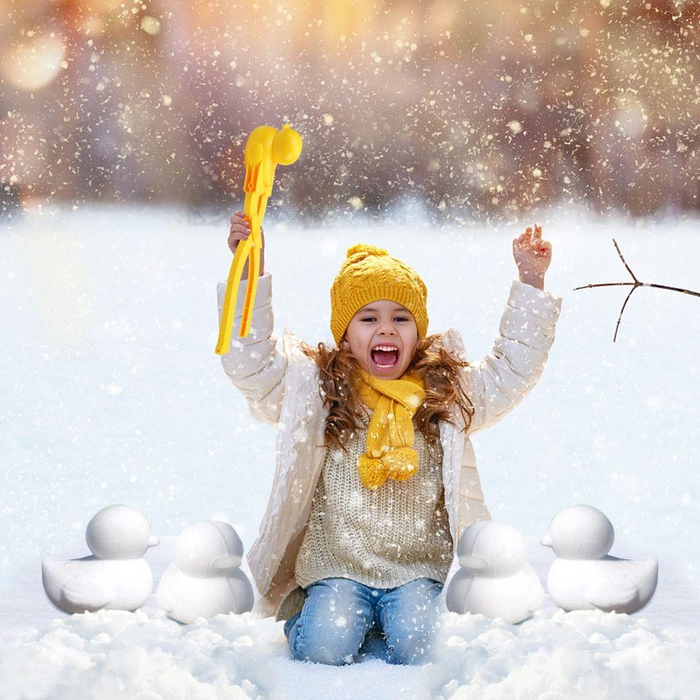 Outdoor Snow Ball Maker Sand Making Mould Duck Snowball Clip Snowball Maker Mold Bear Snowball Clip