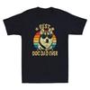 Best Dog Dad Ever Siberian Husky Funny Father's Day Gift Vintage Men's T-Shirt