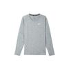 Nike T Shirts Men's Light Gray Crew Neck Moderate Straight Fit DD4755-084