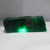Natural Green Emerald Loose Gemstone 770.25 ct Uncut Dyed Rough for Lapidary and Gem Collections