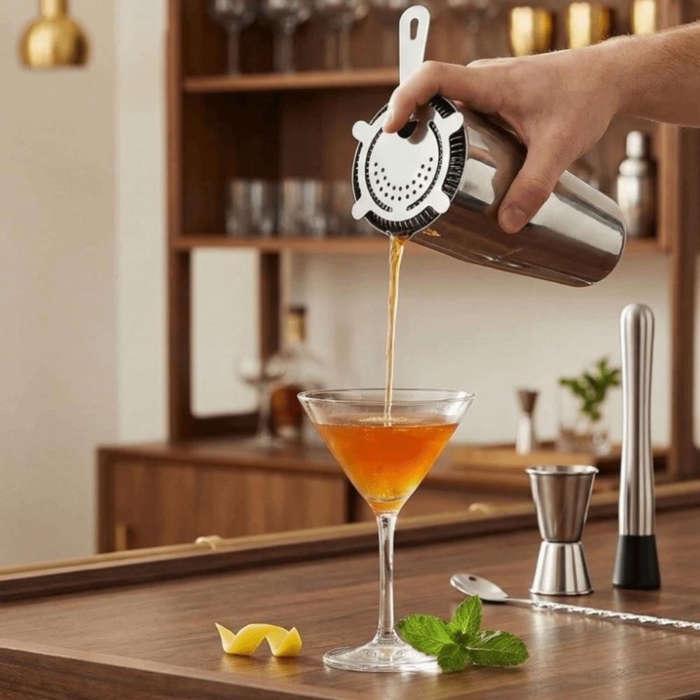 6Pcs/Set Stainless Steel Drink Mixer Bar Set Dishwasher Safe Mixology Kit Cocktail Making