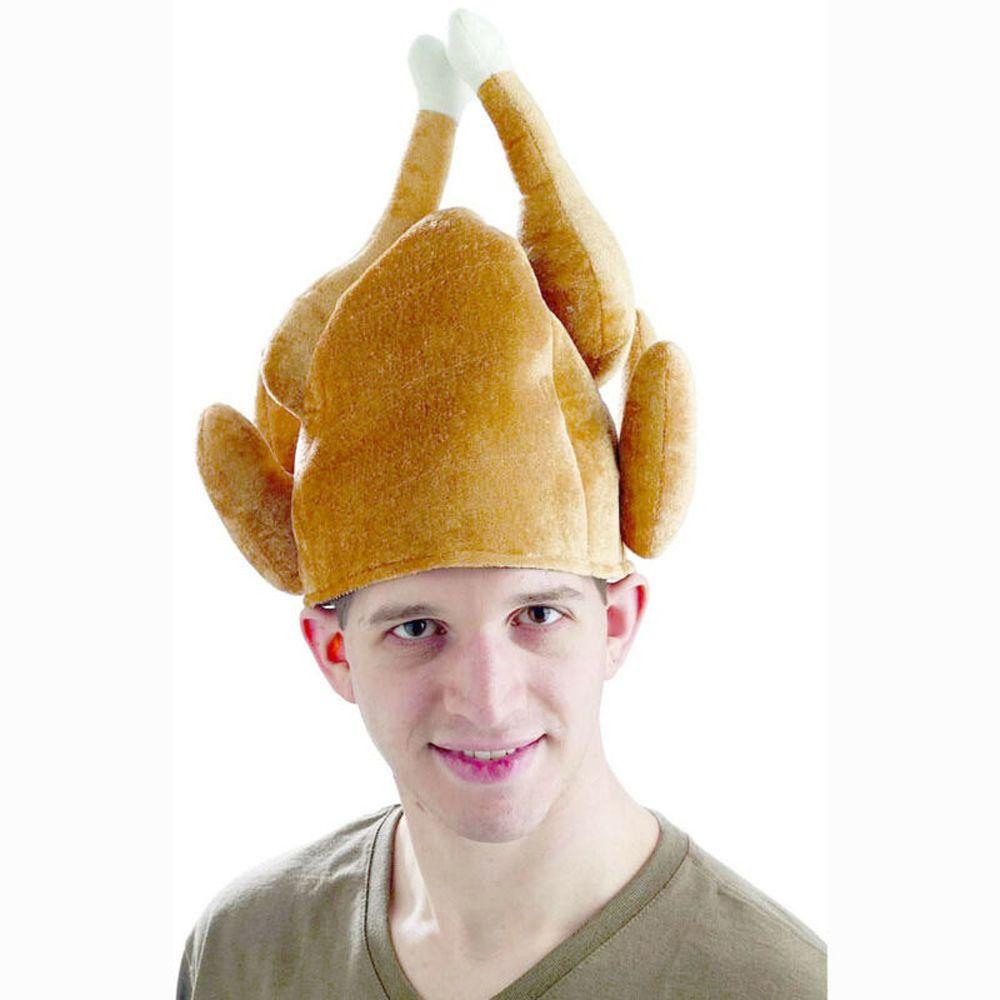 Soft Roasted Funny Caps Thanksgiving Day Turkey Hat Festival Costume