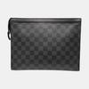 [Pre-Owned] Louis Vuitton Pochette Voyage MM 'Black Damier Graphite Canvas' - Very Good #HGF4N7