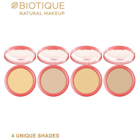 Biotique Natural Makeup Matte MagiCompact For All Skin Types, Seashell, 8G, Cream