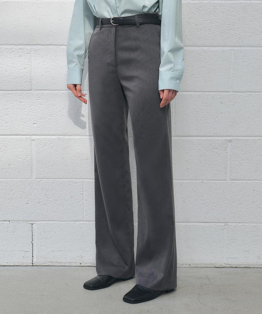 CITYBREEZE Basic Straight Slacks_Charcoal