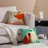 Anime Kwaii Game MMonument Valley Cushion Cover Pillowcase Short Plush Invisible Zipper Room Sofa Cushion Cover