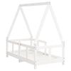 Children S Bed White 70x140 Cm Solid Pine Wood