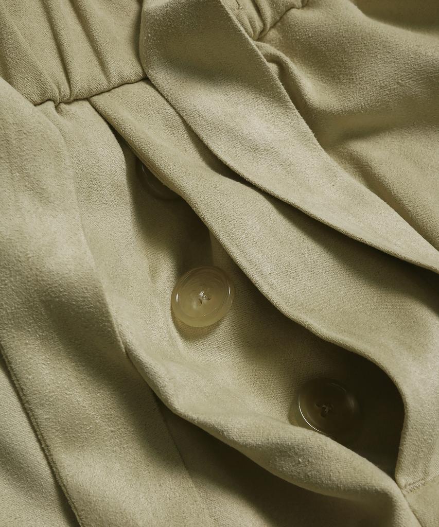 FILLCHIC Suede Spring Pants (Sand Beige)