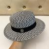 Korean  Breathable Hollow Fisherman Hat, Personalized Basin Hat, Fashionable Diamond Bucket Hat for Women's Summer Outings