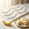 6/12-Holtes Banaan Mousse Taart Siliconen Vorm Chocolade Pudding Dessert Franse Patisserie Bakvorm Creatieve DIY Kaarsvorm