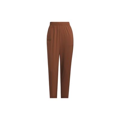 Joggers de Bolsillo de Color Sólido con Cintura Elástica Pantalones Casuales para Mujer Marrón IS4942
